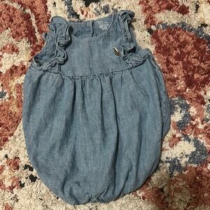 Ralph Lauren Blue Diaper Cover One Piece